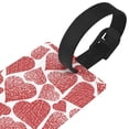 thumbnail image 1 of Daiia Hearts Durable Luggage Tags with Secure Strap Travel ID Tags Suitcase ID Tags Bag Identification Tags - Easy Identification for Men and Women, 1 of 8