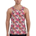thumbnail image 1 of Daiia Hearts for Valentines day Printed Men's Quick Dry Fit Muscle Tank Top Slim-Fit Tank Workout Tank Top Lightweight Sports Tank Top-XX-Large, 1 of 7