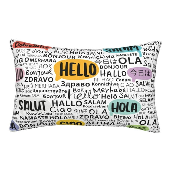 Daiia Hello Bedding Waterproof Pillow Protector Zippered Queen – Bed Bug Proof Pillow Encasement-14"x20"