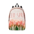 thumbnail image 1 of Daiia Hello Spring Vintage Canvas Backpack for Men and Women ,Hiking Backpack,Travel Laptop Bag for School,Large Capacity Backpack, 1 of 1
