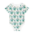thumbnail image 1 of Daiia Hello Summer Printed Unisex-Baby Short Sleeve Onesies Bodysuits Baby Climbing Clothes Soft and Comfortable Romper with Expandable Shoulder Design-2 Years, 1 of 8