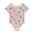 thumbnail image 1 of Daiia Hello Summer With Gnome Printed Unisex-Baby Short Sleeve Onesies Bodysuits Baby Climbing Clothes Soft and Comfortable Romper with Expandable Shoulder Design-9M, 1 of 1