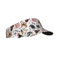 thumbnail image 1 of Daiia Hip Hop Dog Pattern Sport Sun Visor Hats Visor Cap Adjustable Empty Top Baseball Cap Cotton Ball Caps for Women and Men, 1 of 1