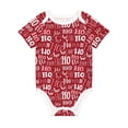 thumbnail image 1 of Daiia Ho Funny Christmas Printed Unisex-Baby Short Sleeve Onesies Bodysuits Baby Climbing Clothes Soft and Comfortable Romper with Expandable Shoulder Design-2 Years, 1 of 8