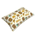 thumbnail image 1 of Daiia Honeycomb And Honey Bedding Waterproof Pillow Protector Zippered Queen – Bed Bug Proof Pillow Encasement-20"x30", 1 of 6