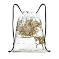 thumbnail image 1 of Daiia Horse Rider In Field Pattern Drawstring Backpack, Gym Bag, Lightweight Backpack, Water-Resistant Bag Travel Sports Backpack, Fitness Bag, Yoga Bag-Small, 1 of 6