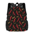 thumbnail image 1 of Daiia Hot Chili Backpack for Men and Women -Durable Backpack Large Capacity, Water-Resistant Bag with Adjustable Straps and Laptop Compartment, 1 of 9