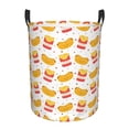 thumbnail image 1 of Daiia Hot Dog Round Laundry Basket with Handles Thickened Waterproof Circular hamper,Dirty Clothes Storage Basket for Bedroom,Bathroom,College Dorm-, 1 of 6