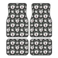 thumbnail image 1 of Daiia Husky Printed Car Floor Mats Set of 4, Durable Non Slip Auto Floor Carpet, Car Interior Carpets Proof Foot Pads Anti-Slip Cushion Automoetive Accessories, 1 of 6