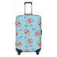 thumbnail image 1 of Daiia I Am A Fan Popcorn Luggage Cover, Thickened Washable Travel Luggage Covers, Elastic Unique Baggage Covers for 18-20 inch Luggage-Small, 1 of 9