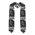 thumbnail image 1 of Daiia I Need More Space Pattern Graduation Shawl Stole – Satin Graduation Stole Academic Stole Non-Slip Design-Sharp Corner, 1 of 7