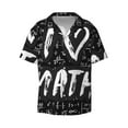 thumbnail image 1 of Daiia I love Math Men's Linen Shirts Short Sleeve Casual Shirts Button Down Shirt for Men Beach Summer Wedding Shirt-Medium, 1 of 7
