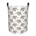 thumbnail image 1 of Daiia Indian Elephant Round Laundry Basket with Handles Thickened Waterproof Circular hamper,Dirty Clothes Storage Basket for Bedroom,Bathroom,College Dorm-Medium, 1 of 8