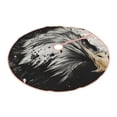 thumbnail image 1 of Daiia Ink Style Bald Eagle Drawing Merry Christmas Tree Skirt , Xmas Large Lace-up Tree Skirt, Santa Snowflakes Rustic Home Decorations New Year Party Farmhouse Decor-48", 1 of 7