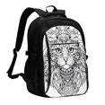 thumbnail image 1 of Daiia Intricate Cat Mandala Pattern USB Charging Backpack for Men and Women, Anti-Theft Backpack,Travel Backpack,School Backpack,College Backpack,Laptop Backpack, 1 of 7