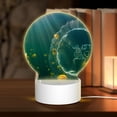 thumbnail image 1 of Daiia Jelly Fish Pattern Acrylic Night Light, LED Touch Light, Bedroom Night Light, Soft Glowing Lamp Perfect Gift for Mother's Day, Birthday, or Christmas, 1 of 9