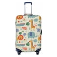 thumbnail image 1 of Daiia Jungle Animals Luggage Cover, Thickened Washable Travel Luggage Covers, Elastic Unique Baggage Covers for 18-20 inch Luggage-Small, 1 of 9