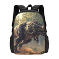thumbnail image 1 of Daiia Jungle Dinosaur Backpack for Men and Women -Durable Backpack Large Capacity, Water-Resistant Bag with Adjustable Straps and Laptop Compartment, 1 of 9