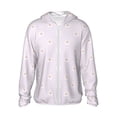 thumbnail image 1 of Daiia Kawaii Cat Paw UPF 50+ Sun Protection Hoodie Jacket Lightweight Long Sleeve Sun Shirt for Women Men with Pocket Hiking Outdoor-Small, 1 of 9