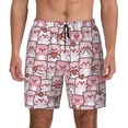 thumbnail image 1 of Daiia Kawaii Pig Mens Swim Trunks Swim Shorts Quick Dry Swim Shorts with Mesh Lining Pockets-Medium, 1 of 9