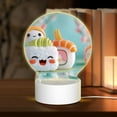 thumbnail image 1 of Daiia Kawaii Sushi Characters Delight Pattern Acrylic Night Light, LED Touch Light, Bedroom Night Light, Soft Glowing Lamp Perfect Gift for Mother's Day, Birthday, or Christmas, 1 of 9