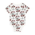 thumbnail image 1 of Daiia Koi Fish Printed Unisex-Baby Short Sleeve Onesies Bodysuits Baby Climbing Clothes Soft and Comfortable Romper with Expandable Shoulder Design-12 Months, 1 of 8