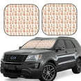 thumbnail image 1 of Daiia Labrador Retriever Dog 2PCS Car Windshield Sun Shade, Foldable Sun Shield for Car Front Window, Auto Sun Blocker Visor Protector Universal for Truck SUV Pickup-, 1 of 7