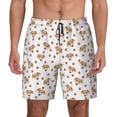 thumbnail image 1 of Daiia Labrador Retriever Dog Mens Swim Trunks Swim Shorts Quick Dry Swim Shorts with Mesh Lining Pockets-XX-Large, 1 of 9