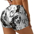 thumbnail image 1 of Daiia Labrador Retriever Dog Pattern Women's Workout Shorts Biker Shorts - High Waisted Workout Spandex Tummy Control Gym Running Yoga Shorts-Large, 1 of 8