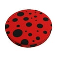 thumbnail image 1 of Daiia Ladybug Pattern Stool Covers Round,Round Bar Stool Covers Waterproof Bar Chair Covers Washable Stool Cushion Slipcover for 12-14 Inch Chair-14 inch, 1 of 7