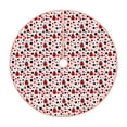thumbnail image 1 of Daiia Ladybugs 2 Drawing Merry Christmas Tree Skirt , Xmas Large Lace-up Tree Skirt, Santa Snowflakes Rustic Home Decorations New Year Party Farmhouse Decor-36", 1 of 6