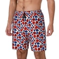 thumbnail image 1 of Daiia Ladybugs Mens Swim Trunks Swim Shorts Quick Dry Swim Shorts with Mesh Lining Pockets-XX-Large, 1 of 9