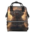 thumbnail image 1 of Daiia Lake Meditating Elephant Large Capacity Baby Bag Waterproof Stylish Diaper Bag Mummy Backpack Adjustable Straps Diaper BagBaby Essentials Bag, 1 of 6