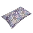 thumbnail image 1 of Daiia Lavender Flowers Bedding Waterproof Pillow Protector Zippered Queen – Bed Bug Proof Pillow Encasement-16"x24", 1 of 6