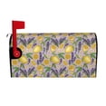 thumbnail image 1 of Daiia Lavender Flowers Mailbox Cover , Magnetic Welcome Mailbox Wraps Post Letter Box Cover for Garden Yard Home Decor-21x18 in, 1 of 7