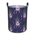 thumbnail image 1 of Daiia Lavender Flowers Round Laundry Basket with Handles Thickened Waterproof Circular hamper,Dirty Clothes Storage Basket for Bedroom,Bathroom,College Dorm-Small, 1 of 8