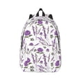 thumbnail image 1 of Daiia Lavender Flowers Vintage Canvas Backpack for Men and Women ,Hiking Backpack,Travel Laptop Bag for School,Large Capacity Backpack, 1 of 1