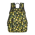 thumbnail image 1 of Daiia Lemon Fruits Flowers Leaves School Backpack for Men and Women Lightweight Backpack Durable Backpack Water-Resistant,Travel,Work Bag, 1 of 9