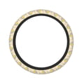 thumbnail image 1 of Daiia Lemon Leaves Steering Wheel Cover Auto Steering Wheel Covers Breathable Anti-Slip Steering Wheels Car Interior Decor Accessories for Men Women Universal 15 Inch, 1 of 8