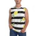 thumbnail image 1 of Daiia Lemon Printed Men's Tank Tops,Casual Soft Sleeveless Gym Muscle Shirts Bodybuilding Tee-Large, 1 of 8
