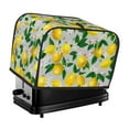thumbnail image 1 of Daiia Lemon Seamless Pattern Oil Painting Effect Pattern 2 slice Toaster Cover, Toaster Appliance Dust-proof Cover For Kitchen Small Appliance Dust Cover and Fingerprint Protection, 1 of 7