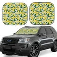 thumbnail image 1 of Daiia Lemon1 2PCS Car Windshield Sun Shade, Foldable Sun Shield for Car Front Window, Auto Sun Blocker Visor Protector Universal for Truck SUV Pickup-Medium, 1 of 7