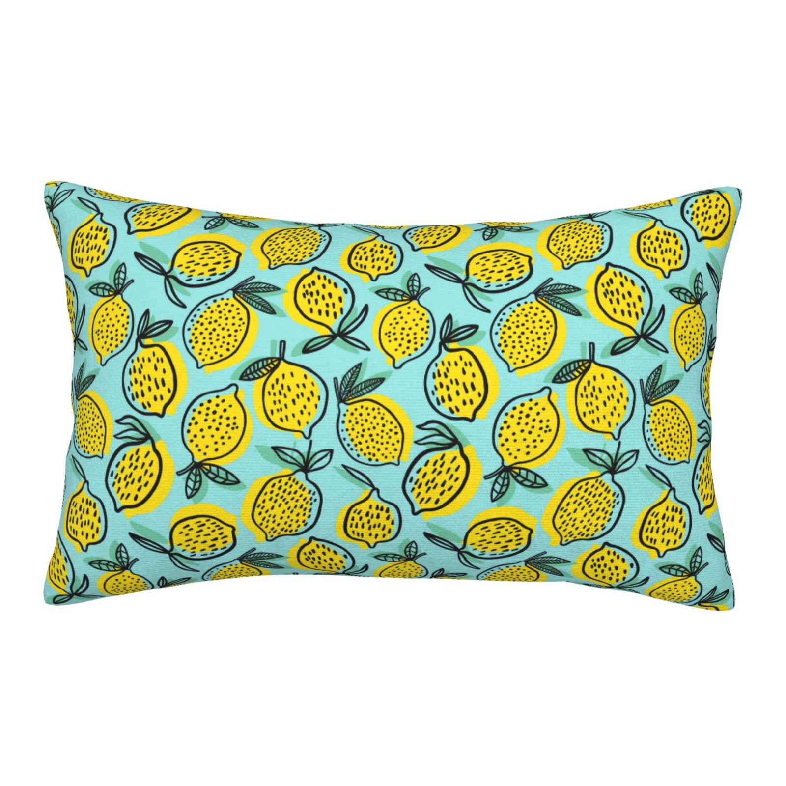 Daiia Lemon1 Bedding Waterproof Pillow Protector Zippered Queen – Bed ...