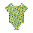 thumbnail image 1 of Daiia Lemon1 Printed Unisex-Baby Short Sleeve Onesies Bodysuits Baby Climbing Clothes Soft and Comfortable Romper with Expandable Shoulder Design-18 Months, 1 of 1