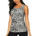 thumbnail image 1 of Daiia Leopard And Zebra Printed Womens Workout Tops for Women Quick-dry Tank Tops Mesh Yoga Shirts Athletic Running Tank Tops Sleeveless Gym Clothes-Medium, 1 of 7