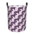 thumbnail image 1 of Daiia Leopard Print Round Laundry Basket with Handles Thickened Waterproof Circular hamper,Dirty Clothes Storage Basket for Bedroom,Bathroom,College Dorm-Small, 1 of 8