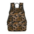 thumbnail image 1 of Daiia Leopard Print School Backpack for Men and Women Lightweight Backpack Durable Backpack Water-Resistant,Travel,Work Bag, 1 of 9