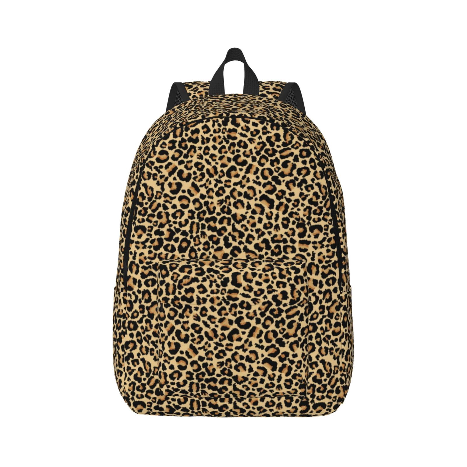 Daiia Leopard Print Vintage Canvas Backpack for Men and Women ,Hiking ...