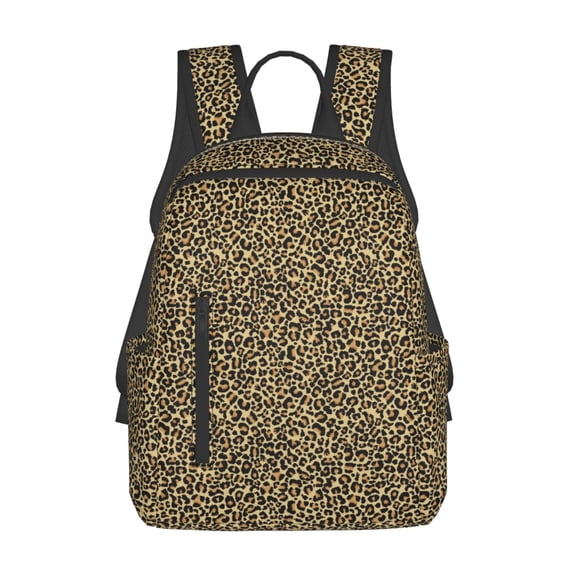 Daiia Leopard2 School Backpack for Men and Women Lightweight Backpack Durable Backpack Water-Resistant,Travel,Work Bag