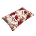 thumbnail image 1 of Daiia Lilies Flowers Bedding Waterproof Pillow Protector Zippered Queen – Bed Bug Proof Pillow Encasement-16"x24", 1 of 6